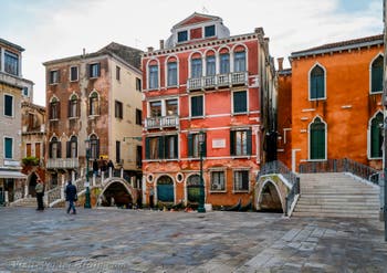 The Manin's Square in Saint-Mark District in Venice on the 23rd of December in the afternoon.