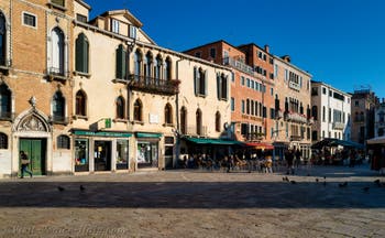 Campo Santa Maria Formosa's Square in the Castello District in Venice in Italy