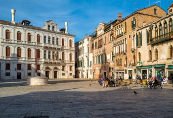 Santa Maria Formosa Square in the Castello District in Venice.