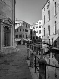 The Maddalena Church and Canal, in the Cannaregio district in Venice