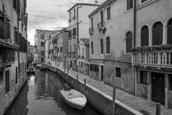 The Sant' Andrea Canal and the dei Sartori Bank, in the Cannaregio District in Venice