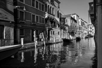 San Felice Canal and Bank in the Cannaregio district in Venice