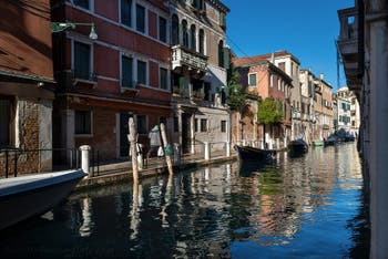 San Felice Canal and Bank in the Cannaregio district in Venice