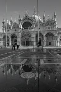 Saint Mark Square and Basilica in Venice.
