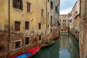 The Ca' Widmann Canal in the Cannaregio District in Venice