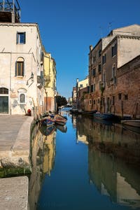 The Fondamenta dei Mori Bank and the Sensa Canal in the Cannaregio district in Venice