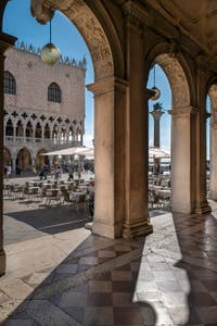 Saint-Mark Piazzetta and the Doge's Palace in Venice.