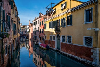 Santa Sofia Priuli Canal in the Cannaregio district in Venice