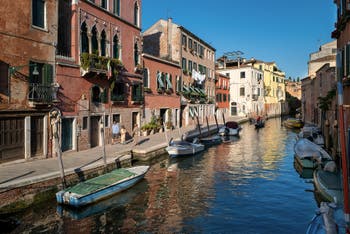 Tintoretto's House on the dei Mori Fondamenta Bank along the Sensa Canal in the Cannaregio district in Venice