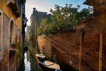 Ca' Pesaro de la Pergola Canal in the Santa Croce district in Venice.