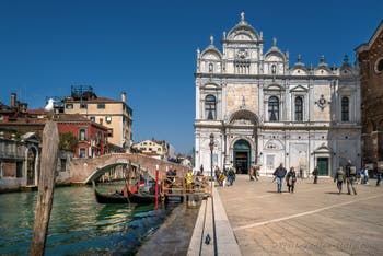 San Giovanni e Paolo Square and the Scuola Grande San Marco, in the Castello district in Venice.