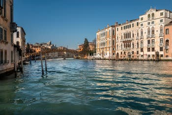 Venice Grand Canal and the Accademia Bridge.
