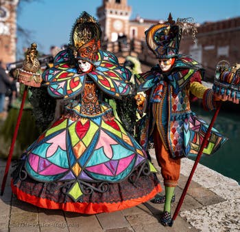 Photos of the Venice Carnival 2024