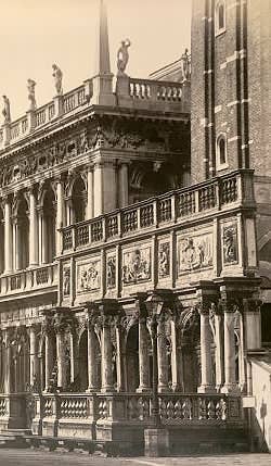 Saint-Mark Bell Tower campanile The Loggia by Sansovino (Photograph 1870)