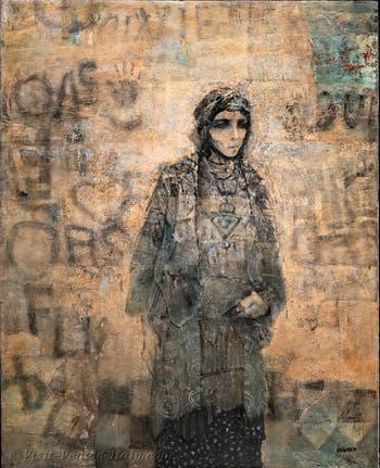 Mohammed Issiakhem, Woman and Wall, Venice Art Biennale