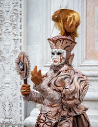 Venice Carnival 2022 Masks and Costumes at San Zaccaria and St. Mark Square