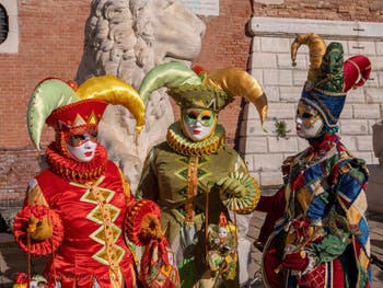 Venice Carnival, Masks and Costumes, Pantomime at the Arsenal.