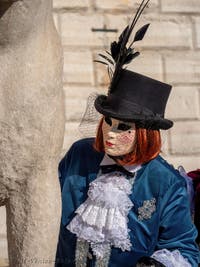 Masks and Costumes at the Venice Carnival, The Elegant at the Arsenal.