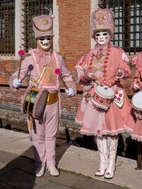 Venetian Carnival Costumes and Masks, The Band Musicians at the Arsenal.