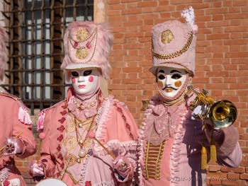 Venetian Carnival Costumes and Masks, The Band Musicians at the Arsenal.
