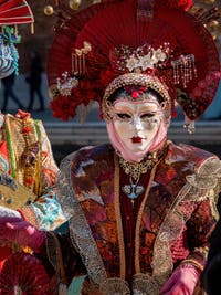 Venetian Carnival Masks and Costumes, the Nobles of the East at the Arsenal.