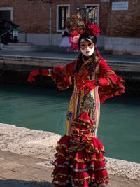 Venetian Carnival Masks and Costumes, The Spanish Dancer at the Arsenal.