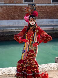 Venetian Carnival Masks and Costumes, The Spanish Dancer at the Arsenal.