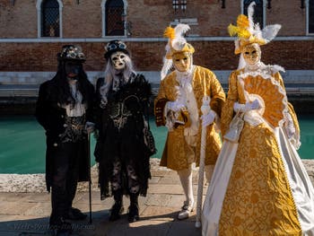 Venetian Carnival Masks and Costumes, Noble Lady with a Fan at the Arsenal.