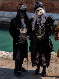 Venetian Carnival Masks and Costumes, Venetian Mad Max at the Arsenal.