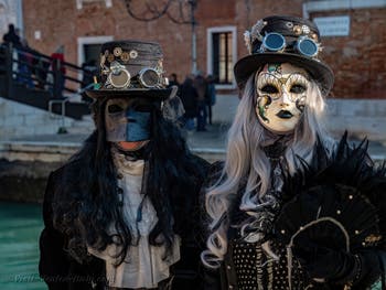 Venetian Carnival Masks and Costumes, Venetian Mad Max at the Arsenal.