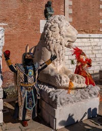 The God Anubis at the Arsenal, the Masks and Costumes of the Venice Carnival