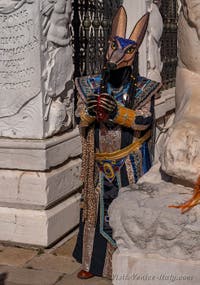 The God Anubis at the Arsenal, the Masks and Costumes of the Venice Carnival
