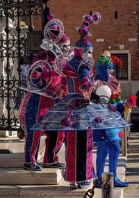 Venetian Carnival Masks and Costumes, Pretty Aliens at the Arsenal.