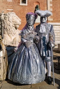 Venetian Carnival Masks and Costumes, Silver Splendor at the Arsenal.