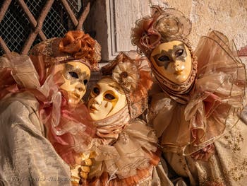 Venetian Carnival masks and costumes, Pretty Flowers at Saint Mark