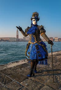 Distinction and presence at San Giorgio Maggiore, Venetian Carnival masks and costumes