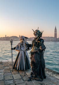 Venetian Carnival masks and costumes, Nobles of the Steppes in San Giorgio Maggiore