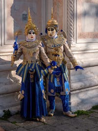 Oriental refinement and beauty at San Zaccaria, Venetian Carnival masks and costumes