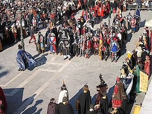 Venice carnival masks Place Saint-Mark