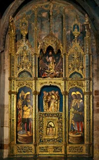 Giovanni d'Alemagna and Antonio Vivarini, Polyptych of the Body of Christ, Del Corpo del Cristo, Golden Chapel of San Tarasio of the Church of San Zaccaria in Venice