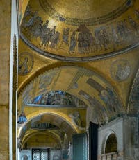 Saint-Mark Basilica, Atrium's Mosaics, in Venice Italy