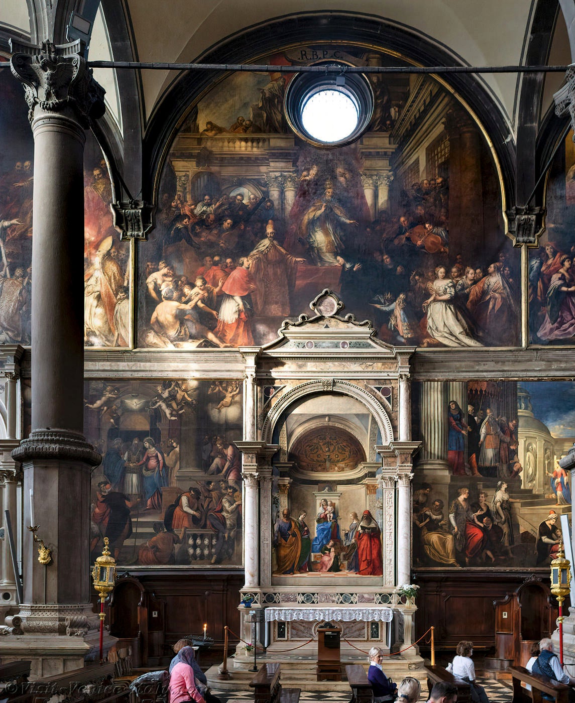 The Church of San Zaccaria, St. Zechariah in Venice in Italy