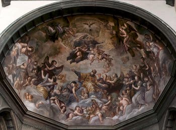 Girolamo Pellegrini, St. Zechariah in Glory, the apse of the church of San Zaccaria in Venice
