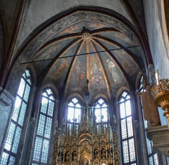 Gold Chapel in San Zaccaria Church in Venice Italy