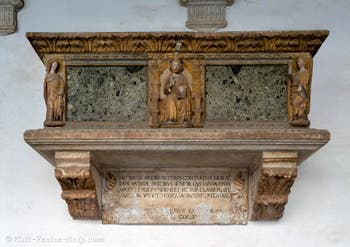 Sarcophagus of Doge Andrea Contarini in the Cloister of Santo Stefano in the Saint Mark's District in Venice