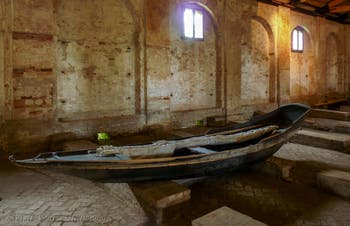 The island of Lazzaretto Nuovo in Venice