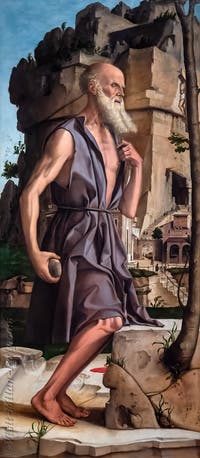 Bartolomeo Montagna, Saint Jerome, Poldi Pezzoli Museum in Milan in Italy