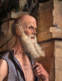 Bartolomeo Montagna, Saint Jerome, Poldi Pezzoli Museum in Milan in Italy