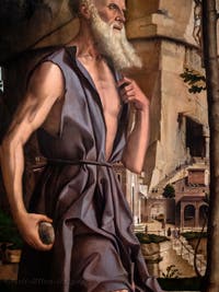 Bartolomeo Montagna, Saint Jerome, Poldi Pezzoli Museum in Milan in Italy