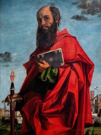 Bartolomeo Montagna, Saint Paul, Poldi Pezzoli Museum in Milan in Ita